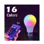 Uzaktan Kumandalı Led Ampül 6500k + RGB 9w Beyaz Işık