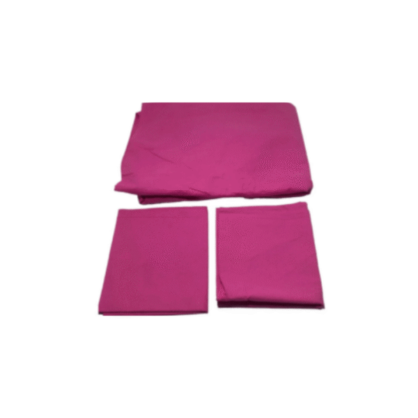 %100 Pamuk Çift Kişilik Lastikli Çarşaf 2 Adet Yastık Kılıfı 180×220cm