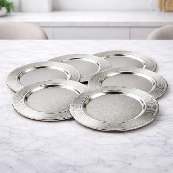 Arow Metal Supla Gümüş Renk 6lı