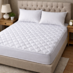 Su Geçirmez Kapitone Fitted Çift Kişilik Silikon Yatak Koruyucu Alez